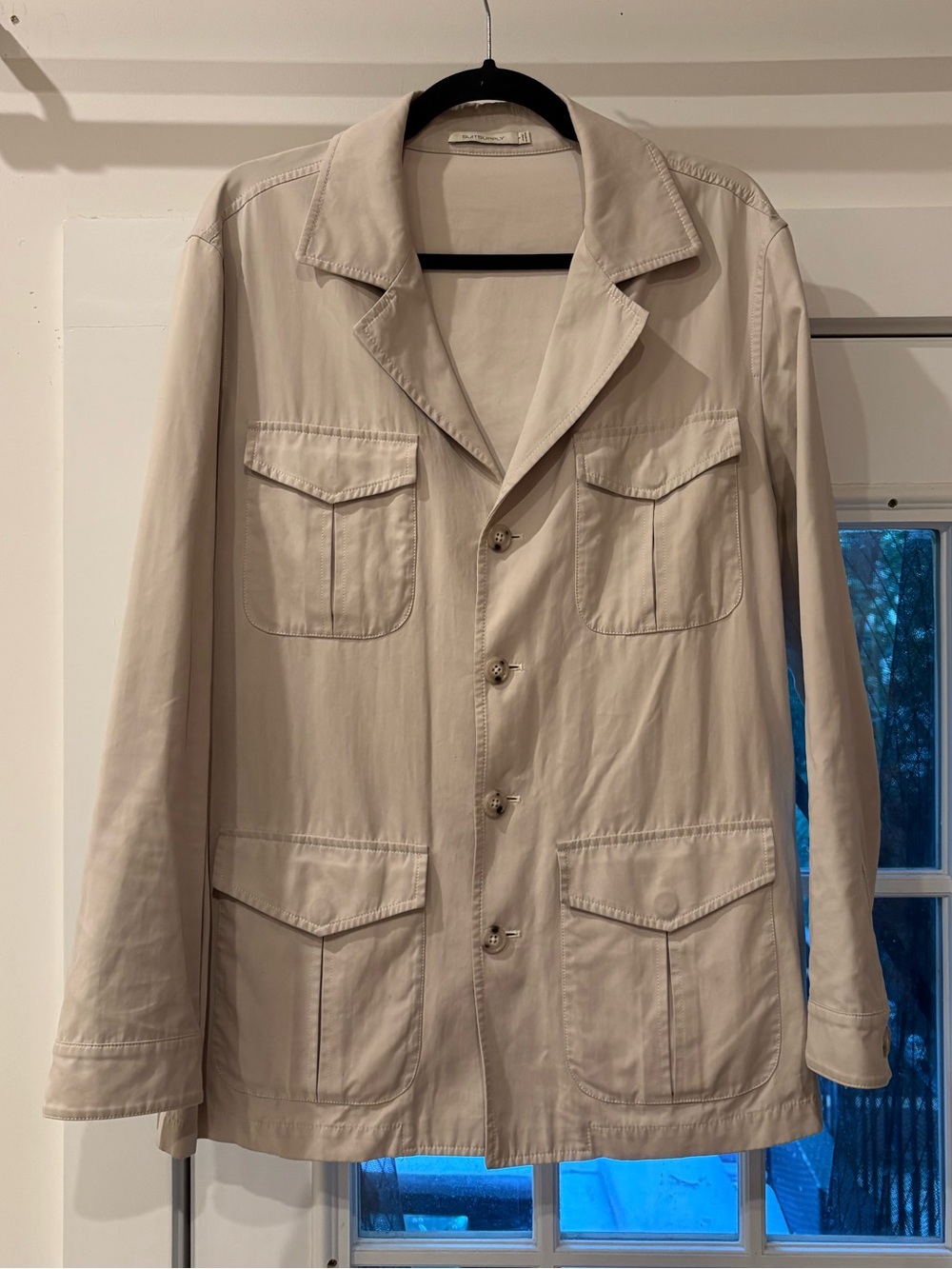 Suitsupply Light Beige Four-Pocket Casual Jacket